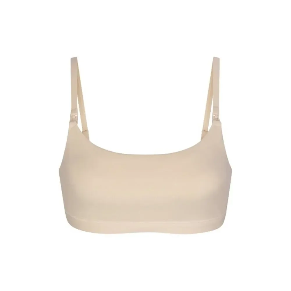 SKIMS FITS EVERYBODY Maternity Pumping Scoop Bralette - Sand Size 4X NWT #1874